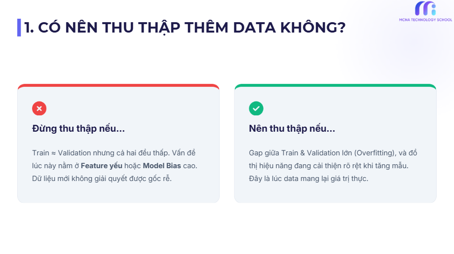 1. CÓ NÊn Thu ThẬp ThÊm Data KhÔng