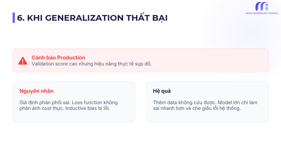 6. Khi Generalization ThẤt BẠi