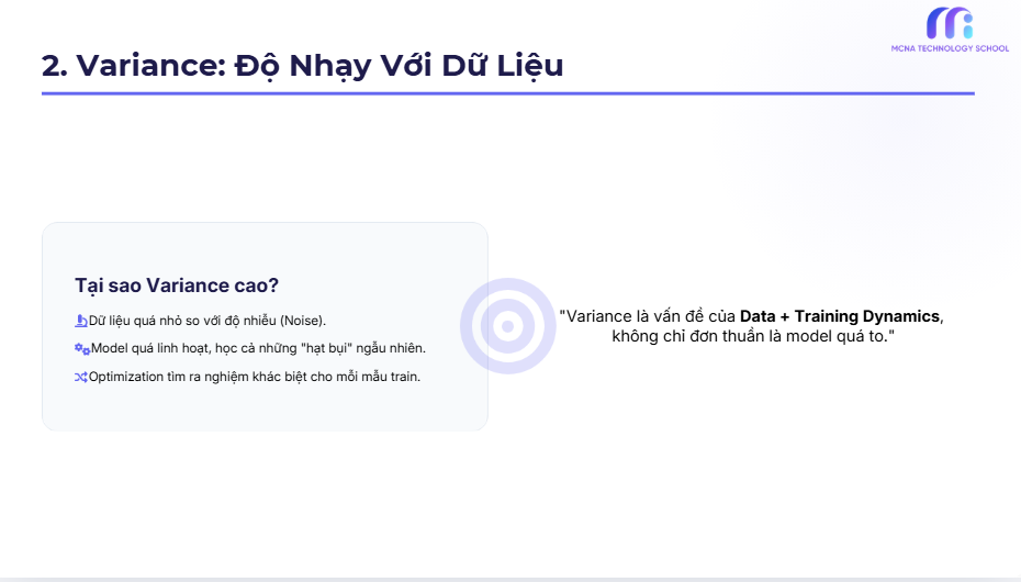 Bias–Variance – Variance và overfitting trong Machine Learning