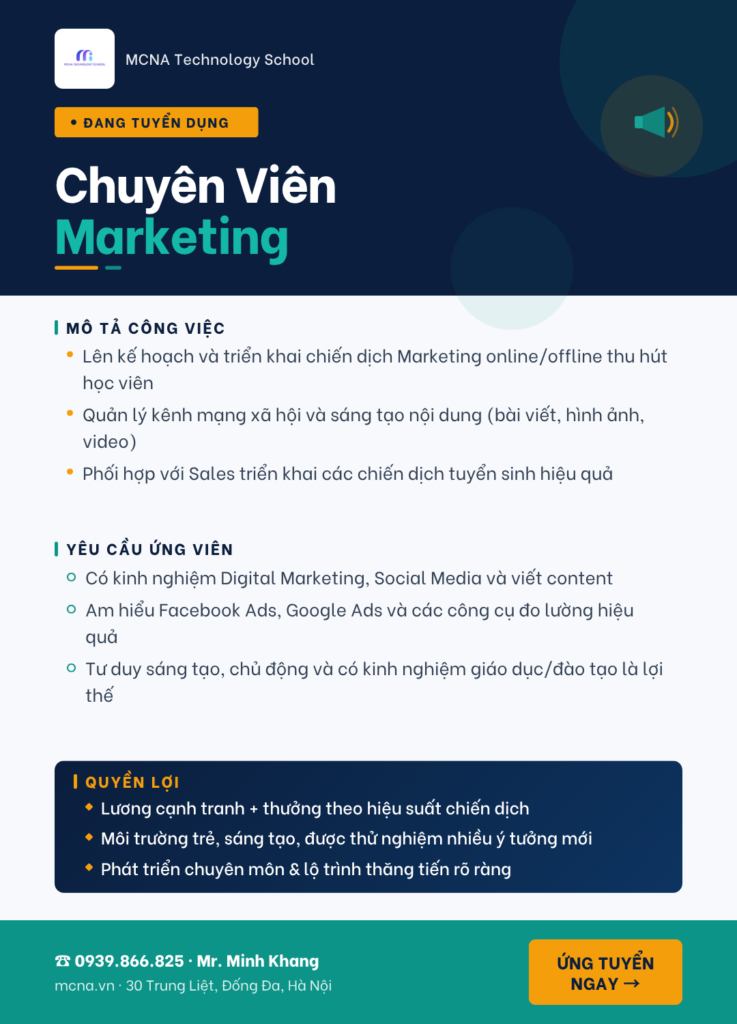 Chuyên Viên Marketing